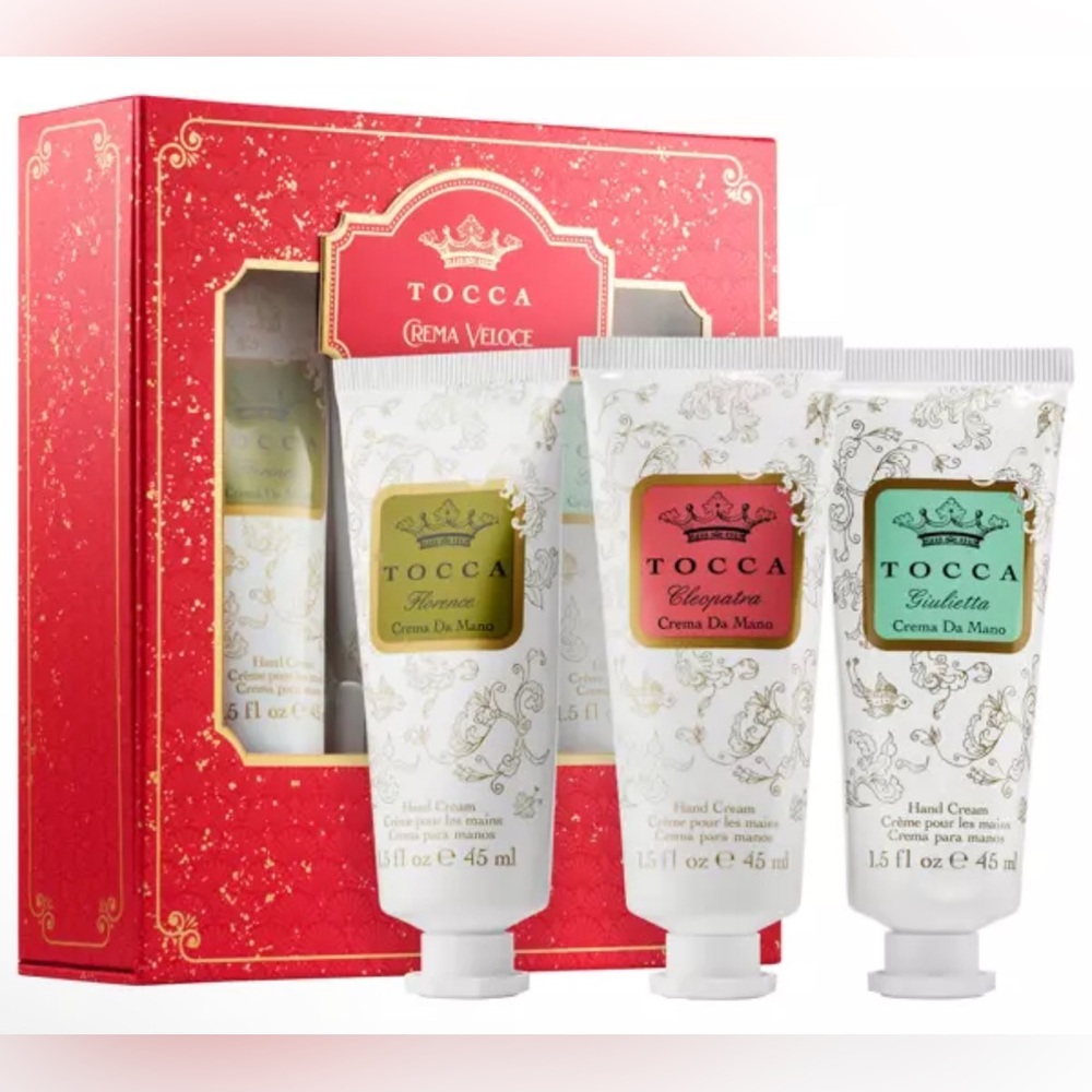 TOCCA hand creams: Cleopatra, Florence, and Giulietta | BNIB Not Used